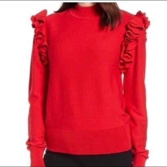 Halogen Red Detacheable Sleeve sweater SP and MP - Picture 2 of 2